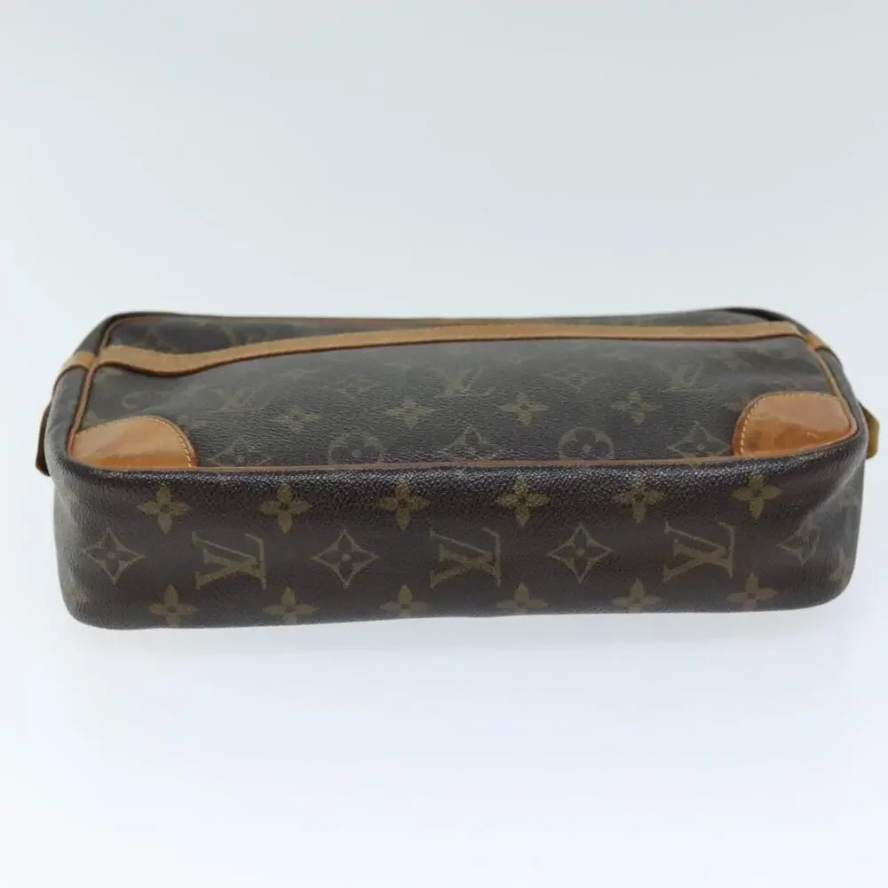Louis Vuitton Monogram Compiegne 28 Clutch Bag Brown